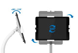Soporte antirrobo de piso para Tablet o iPad 406345 Manhattan ajustable en altura y con seguro para tabletas de 7.9 a 11 pulgadas rotación de 360