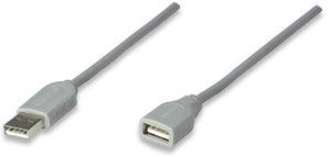 Cable USB Extension 3.0M, Gris Manhattan 317238