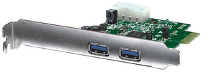 Tarjeta USB V3 PCI Express 2 ptos Manhattan 151375