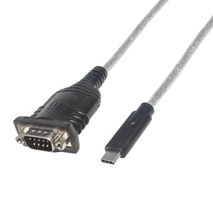 Cable USB-C V3.1, C-Serial M 0.45M Negro Manhattan 151566