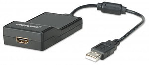 Convertidor USB 2.0 a HDMI H Manhattan 151061