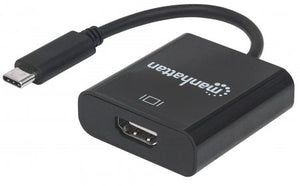 Convertidor USB-C a HDMI H Manhattan 151788