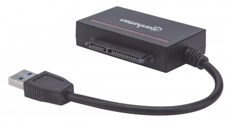 Convertidor USB 3.0 a HDD SATA 2.5 pulgada + lector CFAST Manhattan 151825