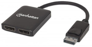 Video Splitter DisplayPort 1 DP in : 2 DP out UHD Manhattan 207768