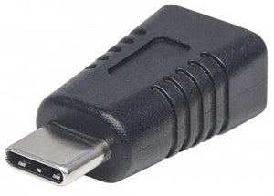 Adaptador USB-C V3.1 C Macho a Mini B Hembra Negro Manhattan 354677