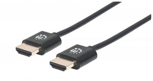 Cable HDMI 2.0 ultradelgado Macho - Macho 1.0M BL Manhattan 394352