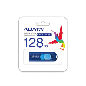MEMORIA FLASH ADATA UC300 128GB USB-C 3.2 AZUL (ACHO-UC300-128G-RNB/BU