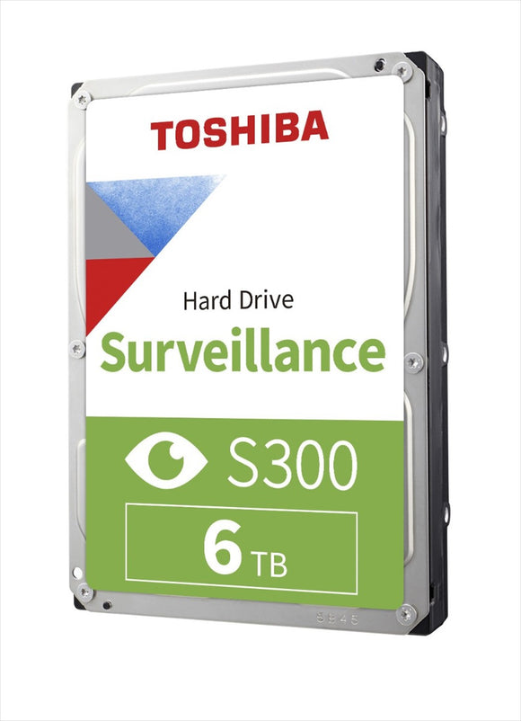 DISCO DURO INTERNO TOSHIBA 6TB HDWT360UZSVAR 7200RPM S300 CCTV 64 CAM