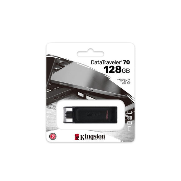 MEMORIA FLASH KINGSTON 128 GB USB-C 3.2 (DT70/128GB)