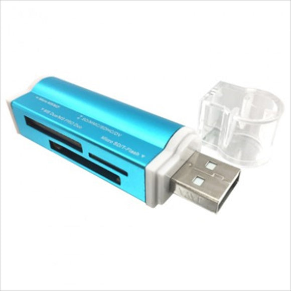 LECTOR USB BROBOTIX 180420A - USB V2.0, AZUL