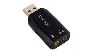 ADAPTADOR VORAGO ADP-201 USB- AUDIO 3.5MM 5.1 MICROFONO