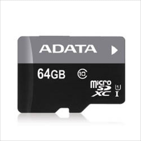 MEMORIA FLASH MICRO SDXC ADATA 64GB UHS-I U1 C/ADAPT (AUSDX64GUICL10-RA1)