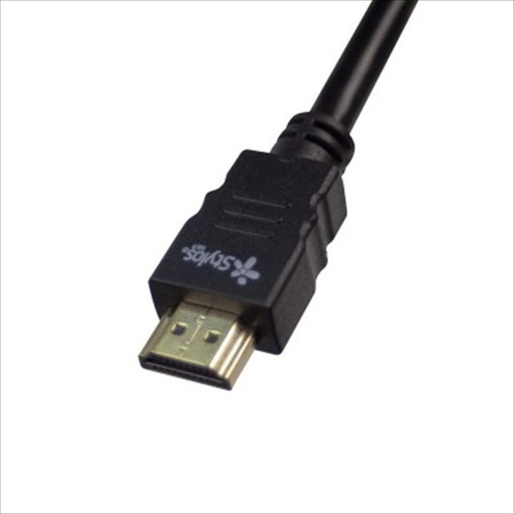 CABLE HDMI 1.4V  STYLOS STACHD3B - 2 M, NEGRO