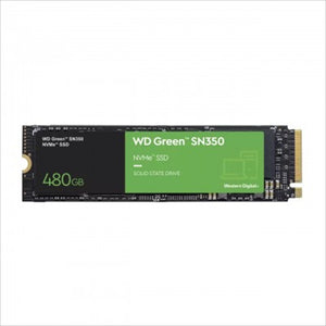 UNIDAD DE ESTADO SOLIDO SSD WESTERN DIGITAL GREEN WDS480G2G0C SN350 NVME - 480GB, PCI EXPRESS 3.0, M.2