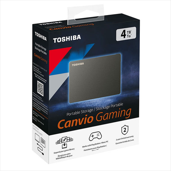 DISCO DURO EXTERNO TOSHIBA 4TB HDTX140XK3CA USB 3.0 CANVIO GAMING NEG