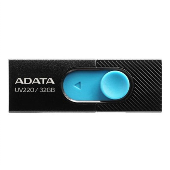 MEMORIAS USB ADATA UV220 - NEGRO, 32 GB
