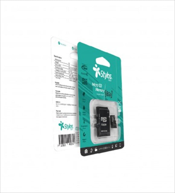 MEMORIA FLASH MICRO SD STYLOS STMSD81B - 8 GB
