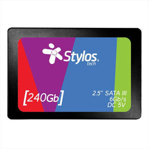 UNIDAD DE ESTADO SOLIDO SSD STYLOS 240GB SATA III 2.5" (STMSSD2B)