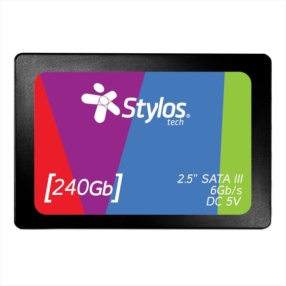 UNIDAD DE ESTADO SOLIDO SSD STYLOS 240GB SATA III 2.5