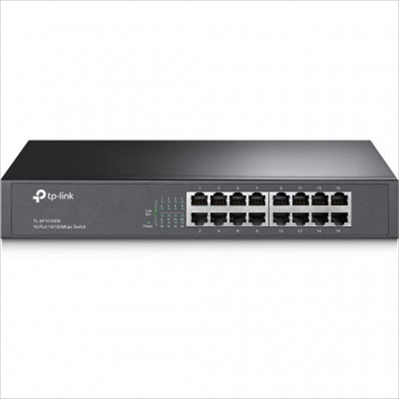 SWITCH  TP-LINK TL-SF1016DS - NEGRO, 16, 10/100 BASE-T(X)
