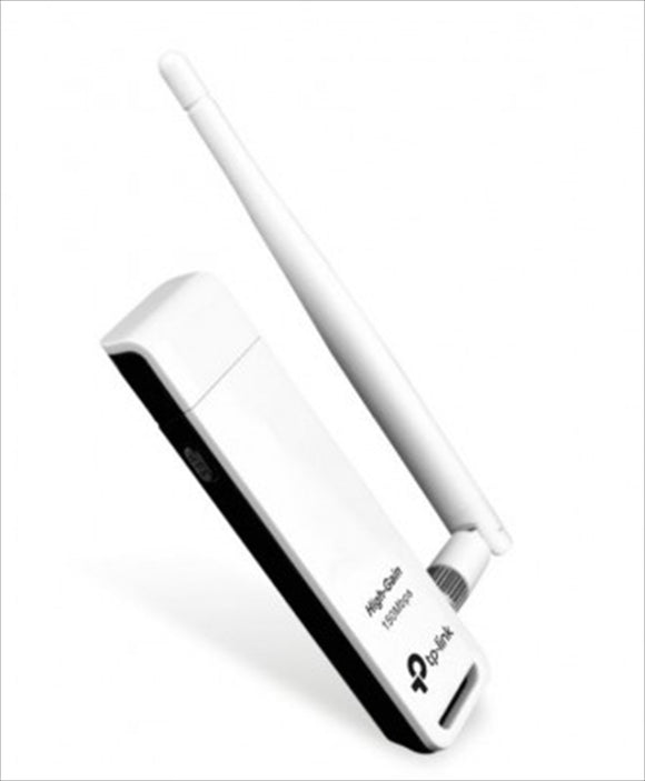 ADAPTADOR WIFI USB TP-LINK TL-WN722N - INALAMBRICO, 150 MBIT/S, COLOR BLANCO