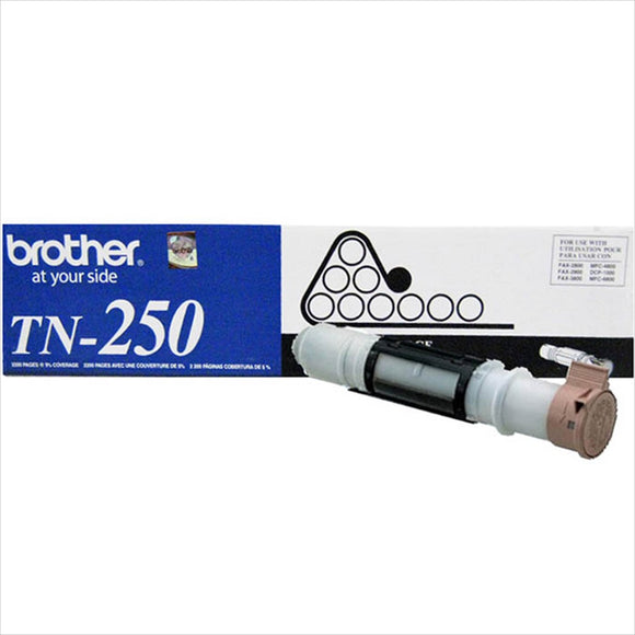 TONER BROTHER TN250 NEGRO 2,800 PAGINAS PARA FAX /MFC4800,6800/ DCP100