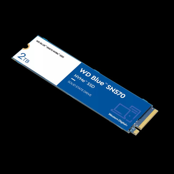 UNIDAD DE ESTADO SOLIDO SSD M.2 WESTERN DIGITAL SN570 2TB WDS200T3B0C BLUE PCIE