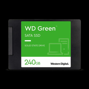 UNIDAD DE ESTADO SOLIDO SSD WESTERN DIGITAL GREEN 240GB 2.5" SATA III 6GB/S WDS240G3G0A