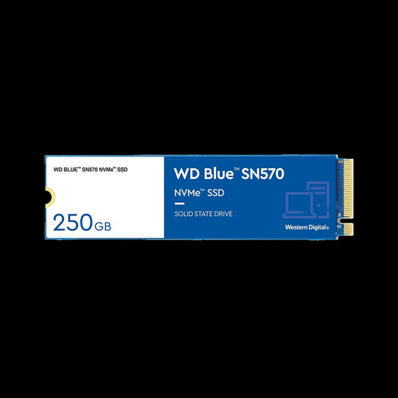 UNIDAD DE ESTADO SOLIDO SSD M.2 WESTERN DIGITAL SN570 250GB WDS250G3B0C BLUE PCIE