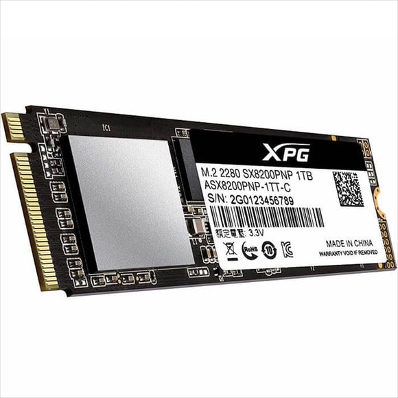 UNIDAD DE ESTADO SOLIDO SSD M.2 ADATA XPG SX8200 PRO 2280 PCIE 1T ASX8200PNP-1TT-CC